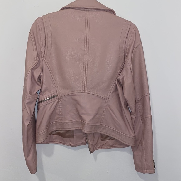 Pink leather jacket - Picture 2 of 3